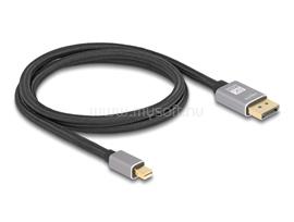 DELOCK Mini DisplayPort - DisplayPort-kábel 8K 60 Hz 1 m szürke fém retesz nélküli DL81091 small