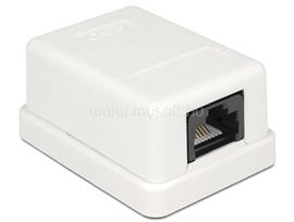 DELOCK moduláris fali kivezetés 1 portos Cat.6 kompakt UTP DL86248 small