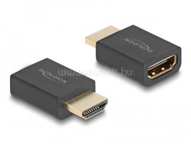 DELOCK Nagy sebességű HDMI Ethernet adapterrel apa - anya 8K 60 Hz fekete DL66460 small
