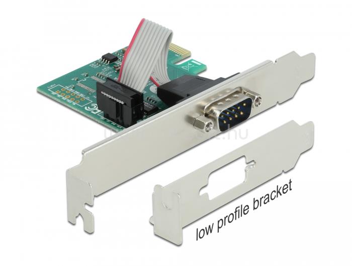 DELOCK PCI Express Kártya > 1 x RS-232 soros csatlakozó