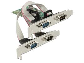 DELOCK PCI Express-kártya > 4 x Soros RS-232 DL89557 small