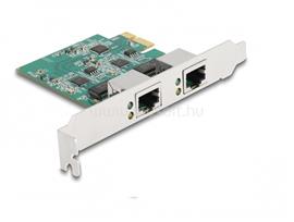 DELOCK PCI Express x1 kártya - 2 x RJ45 2,5 Gigabit LAN DL88101 small
