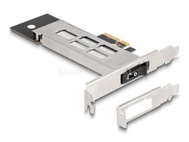 DELOCK PCI expressz kártya mobil-rack 1 x M.2 NMVe SSD-hez - alacsony profilú formatényező DL47028 small
