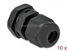 DELOCK PG7 tömszelence 10 db (fekete) DL60192 small