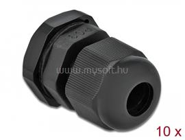 DELOCK PG9 tömszelence 10 db (fekete) DL60194 small