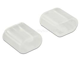 DELOCK Porvédő az Lightning  dugó, 10 darab áttetsző DL64035 small