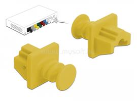 DELOCK Porvédő az RJ45 hüvely, 10 darab sárga DL86511 small