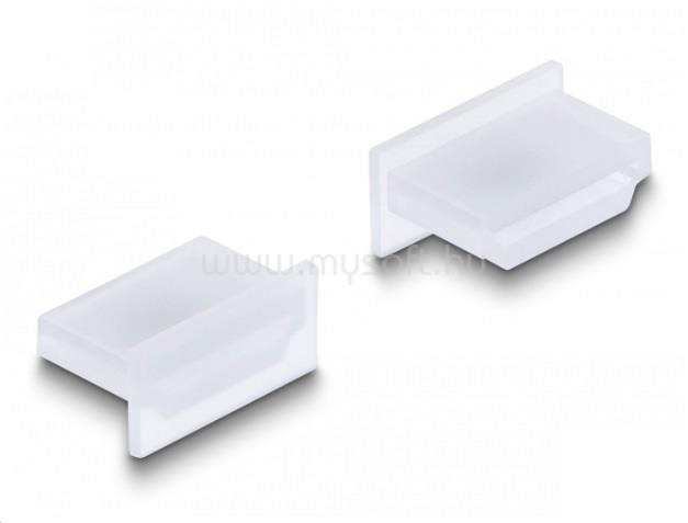 DELOCK Porvédő DisplayPort típusú kimenethez fogantyúval 10 db áttetsző