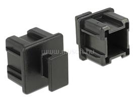 DELOCK Porvédő Mini SAS HD SFF 8644 típusú kimenethez fogantyúval 10 db fekete DL64012 small