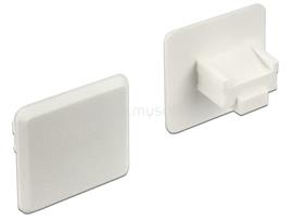 DELOCK Porvédő RJ45 kimenethez fogantyú nélkül 10 darab fehér DL64019 small