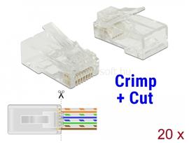 DELOCK RJ45 apa Cat.5e UTP 20 darab,  krimpel és vág típus DL86451 small