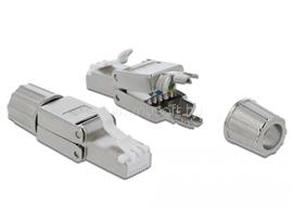 DELOCK RJ45 Cat.6 STP csatlakozó, szerszám nélkül szerelhető DL86476 small