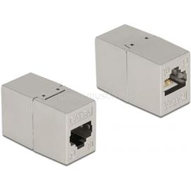 DELOCK RJ45 CAT6A STP -> RJ45 CAT6A STP F/F toldó fém DL87037 small