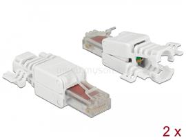 DELOCK RJ45 dugó Cat.6 UTP szerszám nélkül szerelheto 2 darab DL86416 small