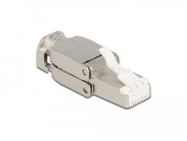 DELOCK RJ45 dugó Cat.6A STP szerszám nélkül szerelhető DL86927 small