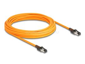 DELOCK RJ45 hálózati kábel USB Type-C porttal megtalálási, önazonosítási funkcióval Cat.6A S/FTP 7,5 m narancssárga DL80415 small