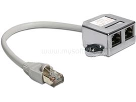 DELOCK RJ45 Port duplázó 1 x RJ45 dugó > 2 x RJ45 jack (2 x Ethernet) DL65177 small