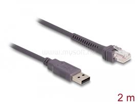 DELOCK RJ50 A-típusú USB 2.0 vonalkódolvasó kábel 2 m DL90599 small