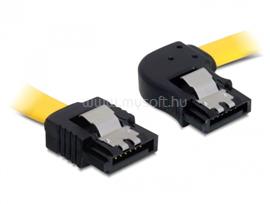 DELOCK SATA 6 Gb/s jobb/egyenes kábel, fém, 50 cm DL82829 small