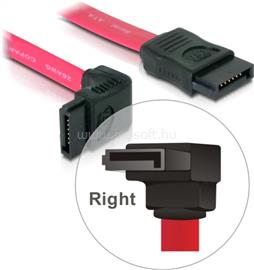 DELOCK SATA piros, lefele / egyenes csatl., 50 cm-es összekötő kábel DL84223 small