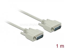 DELOCK Sub-D15-ös soros kábel, apa-apa, 1 m DL85975 small