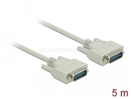 DELOCK Sub-D15-ös soros kábel, apa-apa, 5 m DL85978 small