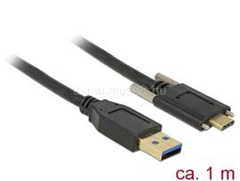 DELOCK SuperSpeed USB 10 Gbps (USB 3.1 Gen 2) kábel A-típusú apa csatlakozó > USB Type-C  apa DL83718 small