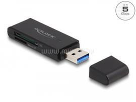 DELOCK SuperSpeed USB 5 Gbps kártyaolvasó SD és Micro SD memóriakártyákhoz DL91002 small
