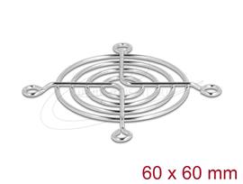 DELOCK Szellőző rács 60 x 60 mm ezüst DL67305 small