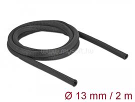 DELOCK Szőtt önzáródó karmantyú 2 m x 13 mm-es (fekete) DL19171 small