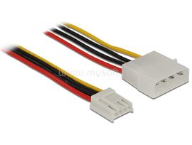 DELOCK tápkábel 4 tűs apa > 4 tűs floppy anya 40 cm DL83821 small
