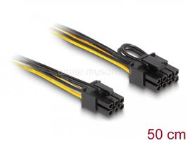 DELOCK Tápkábel PCI Express 6 tűs apa - PCI Express 6+2 tűs apa 50 cm DL83004 small