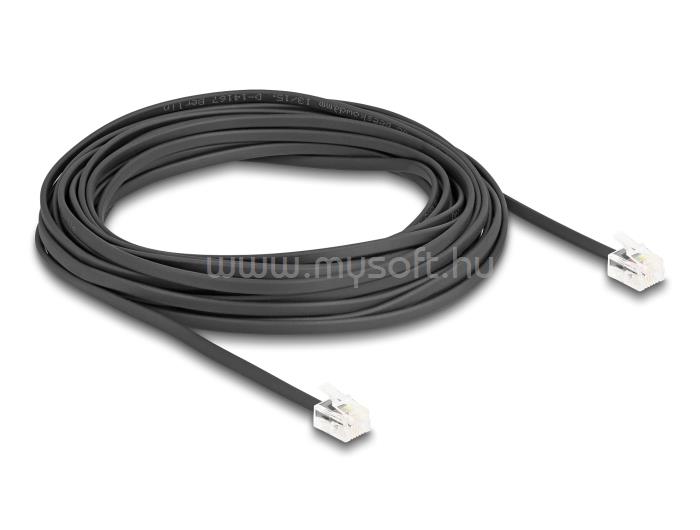 DELOCK telefonkábel RJ11 apa - RJ11 apa 10 m (fekete)