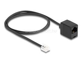 DELOCK Telefonkábel RJ11 apa - RJ45 anya, fekete, 1 m DL88092 small