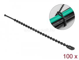 DELOCK Újrahasználható kötöző Hx 100 x Sz 2,4 mm 100 db (fekete) DL19566 small