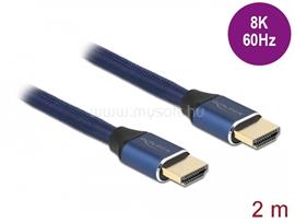 DELOCK Ultra nagy sebességű HDMI kábel 48 Gbps 8K 60 Hz kék 2 m tanúsítvánnyal DL85447 small