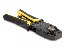 DELOCK univerzális krimpelő szerszám huzalcsupaszítóval 10P (RJ50), 8P (RJ45), 6P (RJ12/11), 6P DEC vagy 4P moduláris csatlakozókhoz DL90523 small