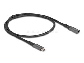 DELOCK USB 10 Gbps bővítő kábel USB Type-C  apa - anya PD 3.0 100 W 0,5 m szürke fém DL80021 small