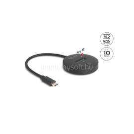 DELOCK USB 10 Gbps Type-C Docking Station M.2 NVMe / SATA SSD DL64254 small