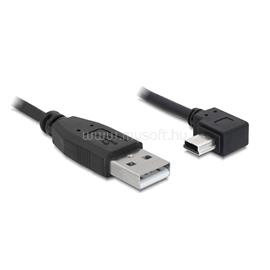 DELOCK USB 2.0-A apa - USB mini-B 5 tűs  könyök apa átalakító kábel, 3m DL82683 small