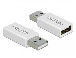 DELOCK USB 2.0 Adapter - A-típusú apa csatlakozó - A-típusú anya csatlakozó adat blokkoló DL66530 small
