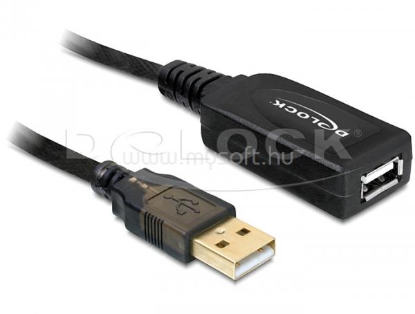DELOCK USB 2.0-ás hosszabbító kábel (aktív), 15 m