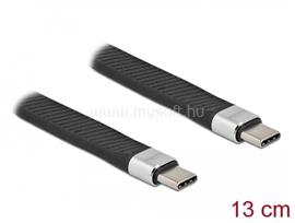 DELOCK USB 2.0 FPC lapos csík kábel USB Type-C  - USB Type-C  13 cm PD 5 A E-Marker DL86940 small