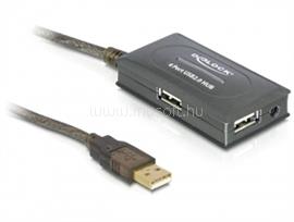 DELOCK USB 2.0 hosszabbító kábel, 10 m aktív, 4 portos Hub (82748) DL82748 small