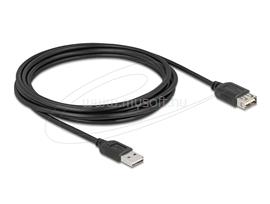 DELOCK USB 2.0 hosszabbítókábel EASY USB Type-A apa - EASY USB Type-A anya 3 m DL81514 small