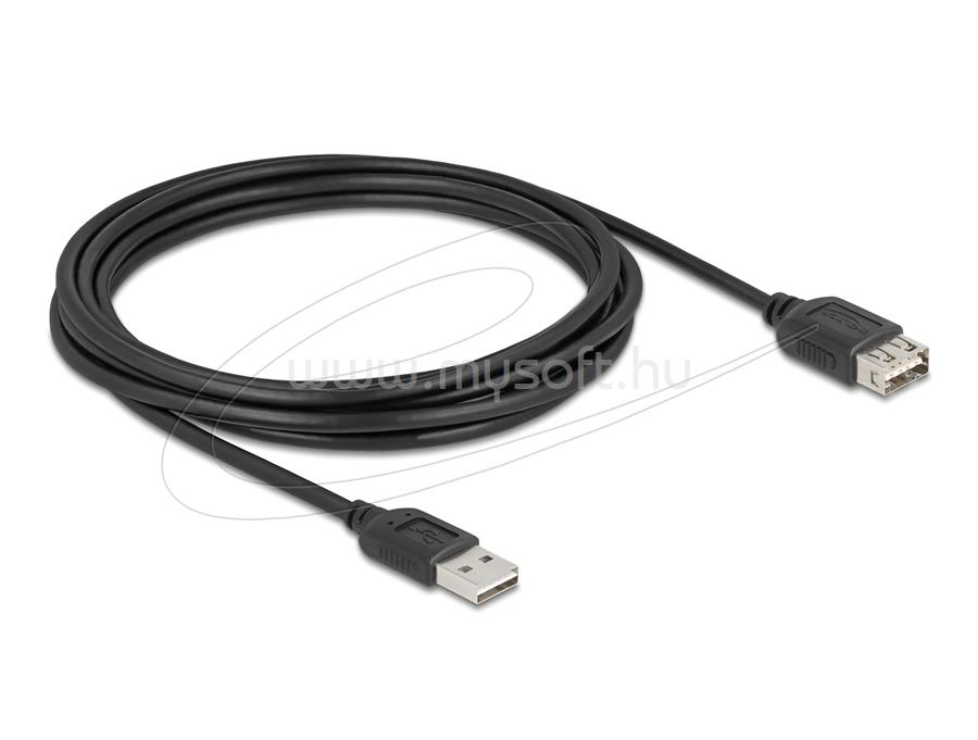 DELOCK USB 2.0 hosszabbítókábel EASY USB Type-A apa - EASY USB Type-A anya 3 m