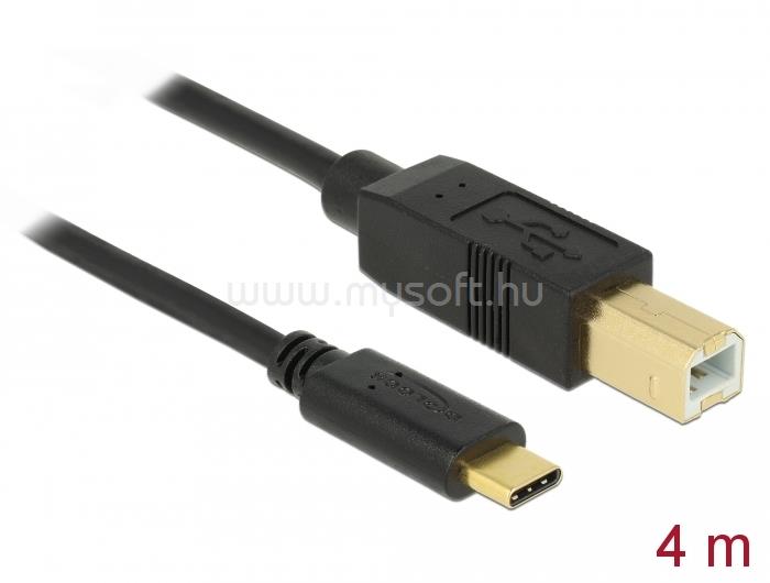 DELOCK USB 2.0 kábel Type-C a B-típusú 4 m