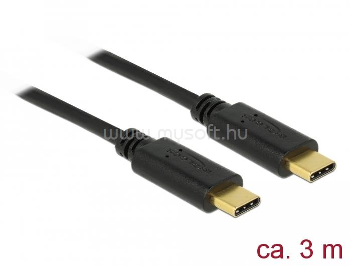 DELOCK USB 2.0 kábel Type-C a Type-C 3 m 3 A