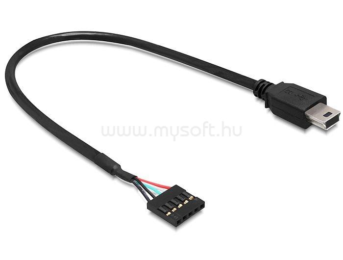 DELOCK USB 2.0 pin fejes anya > USB mini apa kábel, 30 cm