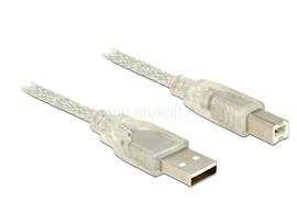 DELOCK USB 2.0-s kábel A-típusú csatlakozódugóval > USB 2.0-s, B-típusú csatlakozódugóval 5 m DL83896 small